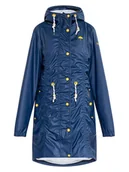 Kurtki i kamizelki sportowe damskie - Schmuddelwedda Parka przeciwdeszczowa w kolorze granatowym - miniaturka - grafika 1