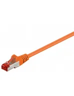 Kable miedziane - Wentronic Cat6 SSTP kabel sieciowy (2 X RJ45, 10 m) Pomarańczowy 4040849934698 - miniaturka - grafika 1