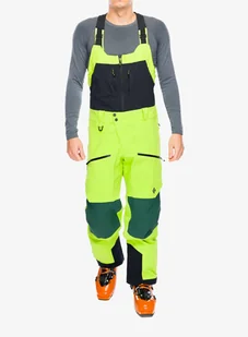 Spodnie skiturowe Black Diamond Recon Stretch Pro Bibs - lime green/mountain forest - Spodnie narciarskie - miniaturka - grafika 1