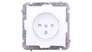 Elektro-Plast Nasielsk Gniazdo 2P+Z SENTIA białe IP 20 .1434-10 - Gniazdka elektryczne - miniaturka - grafika 2