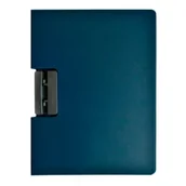Teczki i skoroszyty - Deska z klipem zamykana A4. Granatowa - miniaturka - grafika 1