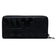 Portfele - Desigual Women's Accessories PU Others Bi-Fold Wallet, czarny, czarny, 24.5 - miniaturka - grafika 1