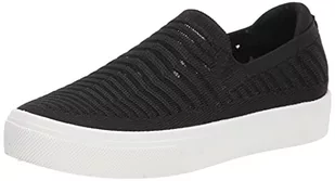 Skechers Damskie trampki Poppy Garden Walk, Czarne wykończenie z dzianiny z siatką mono, 37 EU - Trampki damskie - miniaturka - grafika 1