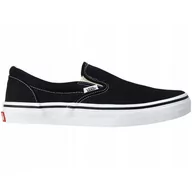 Trampki męskie - Trampki Męskie Damskie Unisex Modne Stylowe Sportowe Czarne Wygodne Lekkie Wsuwane Vans V98CLA Slip ON 0002 40,5 - miniaturka - grafika 1