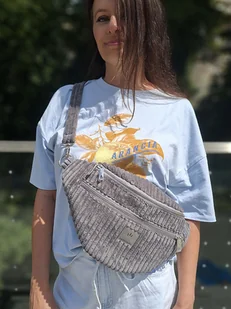 Maxi nerka damska sztruksowa Szara - Nerki Maxi nerka damska sztruksowa Szara - Nerki - miniaturka - grafika 1