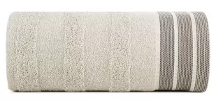 Ręcznik bawełniany, 50x90, beżowy z bordiura, R170-03 - Ręczniki - miniaturka - grafika 1