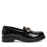 Półbuty damskie - Loafersy Sergio Bardi WI16-D1013-01SB Czarny - miniaturka - grafika 1