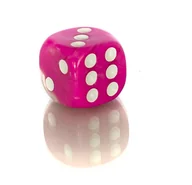 Gry planszowe - Kostka K6 1,6 cm RPG Usta Księżniczki Kość Sześciościenna - miniaturka - grafika 1