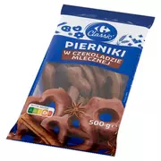 Ciastka - Carrefour Classic Pierniki w czekoladzie mlecznej 500 g - miniaturka - grafika 1