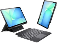 Etui do tabletów - Etui z klawiaturą Dux Ducis DK series na Samsung Tab S10 FE+ Plus z podświetleniem - czarna - miniaturka - grafika 1