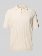 Koszulki męskie - Koszulka polo kroju regular fit z fakturowanym wzorem model ‘KENT LIFE’ - miniaturka - grafika 1