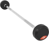 Sztangi - Gorilla Sports Sztanga gumowana prosta stała 10kg (100818-00008-0020) - miniaturka - grafika 1