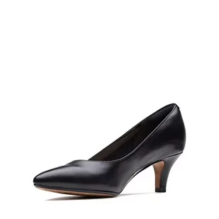 Clarks Linvale Jerica czółenka damskie, Czarny Black Leather, 35.5 eu - Czółenka - miniaturka - grafika 1