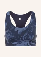 Biustonosze - Sweaty Betty Biustonosz Sportowy Super Soft Reversible Yoga Model Dwustronny blau - miniaturka - grafika 1