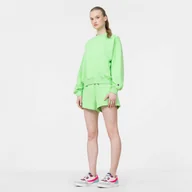 Spodnie sportowe damskie - Damskie spodenki dresowe CHAMPION Shorts - zielone - miniaturka - grafika 1