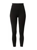 Legginsy - 4F Legginsy damskie Leg010 Jeans, głęboka czerń, L, głęboka czerń, L - miniaturka - grafika 1