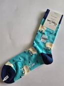 Skarpetki damskie - Kolorowe skarpety Happy Socks unisex rozmiar 41-46 (3469) - miniaturka - grafika 1