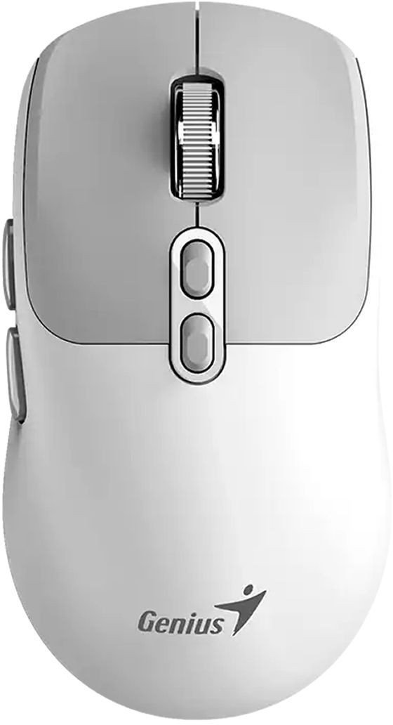 Genius NX-8080S BT, bia�o-szary, optyczna, 1600DPI