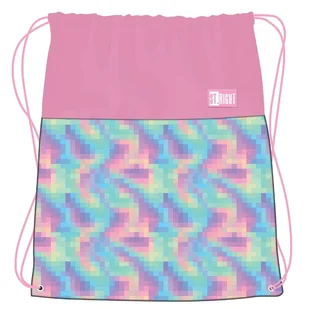 St. Right Worek Szkolny Sportowy Gimnastyczny Na Buty Obuwie Do Szkoły Na Basen Trening Pastel Pixels - Worki na buty - miniaturka - grafika 1