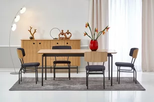 Halmar SMART stół dąb naturalny/czarny (1p=1szt) 49018573 - Stoły - miniaturka - grafika 1