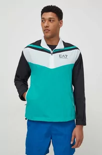 EA7 Emporio Armani kurtka męska kolor czarny przejściowa - Kurtki męskie - miniaturka - grafika 1