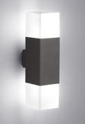 Lampy ogrodowe - NoName lampa ścienna Hudson led 320 lumen 33 cm aluminium antracyt twm_551708 - miniaturka - grafika 1