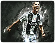 Podkładki pod mysz - PODKŁADKA POD MYSZKĘ CRISTIANO RONALDO + IMIĘ 23x19CM DO LAPTOPA - miniaturka - grafika 1