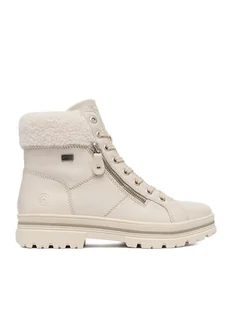 Remonte Trzewiki CEO-D2U74-80 Biały - Botki damskie - miniaturka - grafika 1