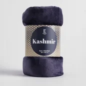 Koce - Miękki koc Kashmir V 150x200 cm grafitowy, ciemny szary - miniaturka - grafika 1