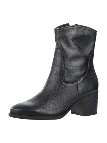 Marco Tozzi Damskie botki Zip+Slip 2-25360-43 modne kozaki, czarne, 42 EU, czarny, 42 EU