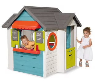 Smoby Duży Domek Ogrodowy Kuchnia Szefa Restauracja Barek - Place zabaw - miniaturka - grafika 1