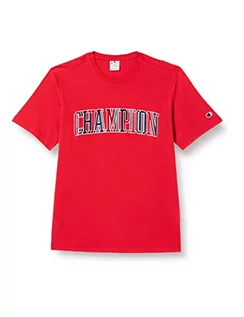 Koszulki męskie - Champion Koszulka męska, Czerwony (czerwony), M - grafika 1