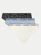 Majtki damskie - Calvin Klein Underwear Komplet 3 par fig brazylijskich 000QD5225E Kolorowy - miniaturka - grafika 1