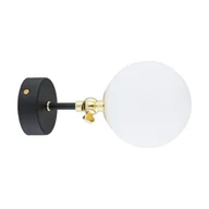 Lampy ścienne - Prezent Kinkiet łazienkowy LATINA IP44 czarny E14 - miniaturka - grafika 1