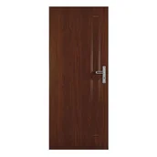 Drzwi wewnętrzne - Skrzydło wewnętrzne Wanda kasztan Cosico pełne 80 L - miniaturka - grafika 1