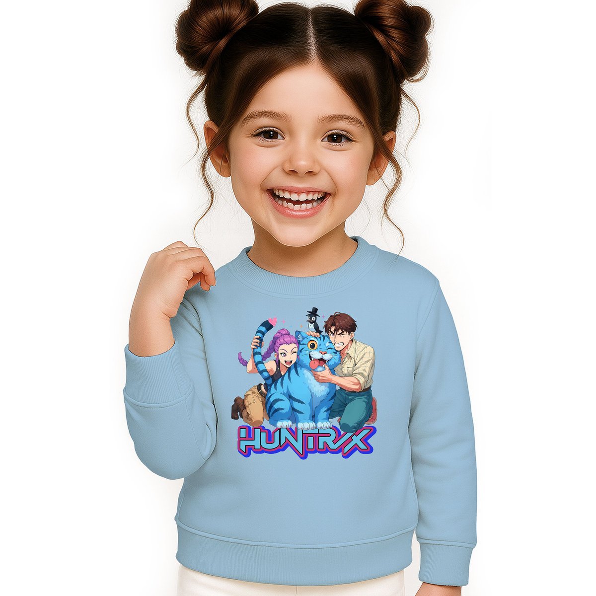 BLUZA DZIECIĘCA KPOP DEMON HUNTERS HUNTRIX 110-116 BAWEŁNIANA JAKOŚĆ