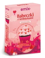 Dodatki do ciast w proszku - Emix Mieszanka ciasta Babeczki z serduszkami 327g - miniaturka - grafika 1