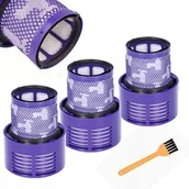 Filtry do odkurzaczy - AirClear MaxFilter 3x HEPA do Dyson V11 V15 SV14 Zmywalne Komplet + Szczoteczka Absolute Animal Torque Total Clean - miniaturka - grafika 1