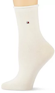 Tommy Hilfiger Damskie skarpety TH Women 98% Cotton 1P, białe (Whisper White 167), 39/42 (rozmiar producenta: 39-42), Weiß (Whisper White 167), 39-42 EU - Skarpetki damskie - miniaturka - grafika 1