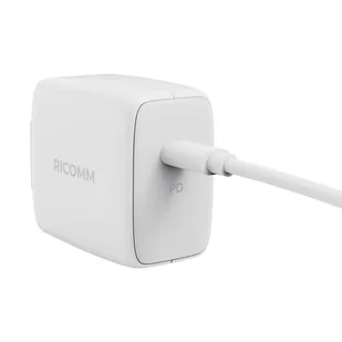 Ładowarka sieciowa 45W GaN Ricomm RC451 EU, 1xUSB-C + kabel USB-C 2.1m - Ładowarki do telefonów - miniaturka - grafika 5