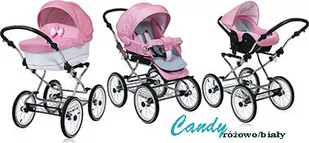 El-Jot Candy 3w1 Różowo/Biały - Wózki dziecięce - miniaturka - grafika 1