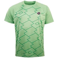 Koszulki męskie - Lotto 1724024 Męski T-shirt, Regular Fit T-shirt męski Absinthe Green M - miniaturka - grafika 1