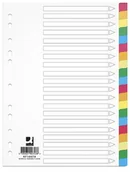 Przekładki do segregatorów - Q-Connect PRZEKŁ. A4 PP 225x297mm 20k MIX KOLORÓW Q-CON - miniaturka - grafika 1