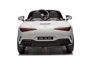 Auto Na Akumulator Mercedes AMG SL63 Biały - Pojazdy elektryczne dla dzieci - miniaturka - grafika 8