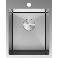 Zlewozmywaki - Mexen Solix zlewozmywak stalowy 1-komorowy 400 x 500 mm, inox - 6406401000-01 - miniaturka - grafika 1