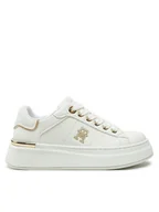 Buty dla dziewczynek - Tommy Hilfiger Sneakersy Low Cut Lace-Up Sneaker T3A9-33749-1355 M Biały - miniaturka - grafika 1