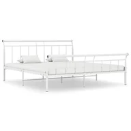 Łóżka - vidaXL Lumarko Rama łóżka, biała, metalowa, 160 x 200 cm! 325043 - miniaturka - grafika 1