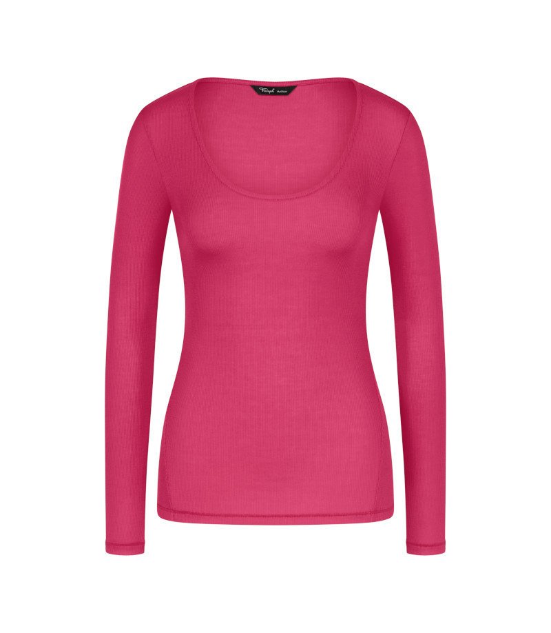 Top z długim rękawem Triumph Beauty Layers Top Scoop Neck-XS