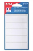 Etykiety do drukarek - APLI 111947 etykiety, białe, 20 x 75 mm, 35 sztuk - miniaturka - grafika 1