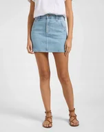 Spódnice - LEE DOUBLE SEAMED MINI SKIRT MINOR KEY 112363513 W31 - miniaturka - grafika 1